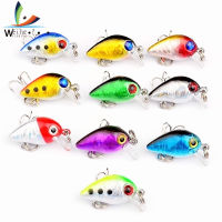 Weihe 1ชิ้น Mini Crank Lure Minnow Lure 30Mm 1.5G Hard เหยื่อ Top Water Lure Cleuser เหยื่อพลาสติก10 # Hook