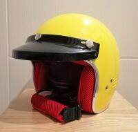 หมวกกัน​น็อก​เด็ก​ สีเหลืองคิ้วเงิน children​ helmet​ 2-5​ Year.