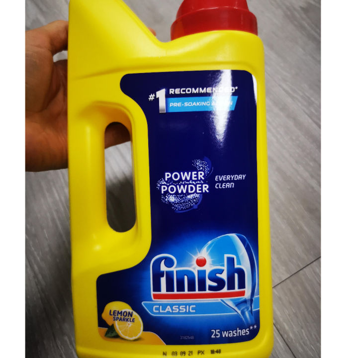 finish-ผงล้างจาน-power-powder-ฟินิช-ผลิตภัณฑ์ล้างจาน-สำหรับเครื่องล้างจาน-แบบผง-กลิ่นเลม่อน-ผงล้างจานเครื่องล้างจาน