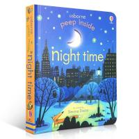 Usborne หนังสือ Peep Inside Night Time Book 3D Flip Book Toddler Story Book Bedtime Reading Book for Kids English Learning Education Book Gift หนังสือเด็ก หนังสือเด็กภาษาอังกฤษ หนังสือเด็กภาษาอังกฤษ ภาพสามมิติ หนังสือเด็ก  นิทาน 3 มิติ หนังสือภาพเด้ง