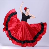 hot【DT】 Size Spanish Flamenco Skirt Costumes Clothing for Bullfight Belly Wear