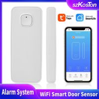 【LZ】▬○❂  Tuya Smart Life WiFi Smart Door Sensor Alarm System Drawer Window Open Close Detector Security Protection for Alexa Google Home