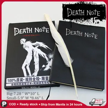 Death Note Notebook & Feather Pen Book Japan Anime Writing Journal New