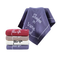 34x76cm 100 Cotton Double-Sided Gauze Terry Sleepless Letter Home Bathroom Hand Towel