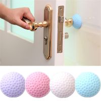 Silicone Self Adhesive Wall Protectors Adhesive Rubber Door Buffer Wall Protectors Door Handle Bumpers for Door Stopper Doorstop