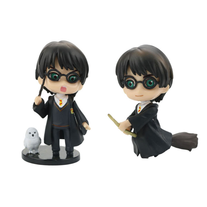 aov-6pcs-harry-potter-อะนิเมะรุ่นรูป-q-รุ่นการ์ตูน-harry-hermione-เครื่องประดับ-pvc-action-figure-cod-จัดส่งฟรี