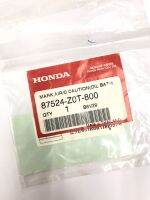 สติ๊กเกอร์ฝาครอบหม้อกรอง HONDA รหัส 87524-Z0T-800 รุ่น GX120 GX160 GX200 (อะไหล่แท้ HONDA)