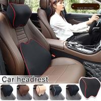 Car Seat Headrest Neck Pillow Memory Foam Breathable Car Neck Protector Rest Cushion Head Support Pad Auto Interior Accessories Seat Cushions