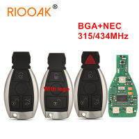 BGA NEC 315433MHz เปลี่ยนการ์ดรถรีโมทคอนลสำหรับ Benz W204 W205 W210 W211 W203 W222