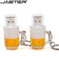 JASTER cool creative Beer mug style usb2.0 4GB 8GB 16GB pen drive USB Flash Drive creative 32GB Pendrive gift U disk