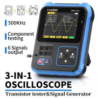 FNIRSI Oscilloscope DSO-TC3 Handheld Digital Oscilloscope Transistor Tester 500kHz 10MHZ Signal Generator Support Diode LCR Test