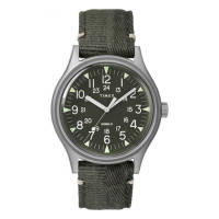 Timex TM-TW2R68100 นาฬิกาข้อมือผู้ชาย สายไนล่อน/หนัง สีเขียว