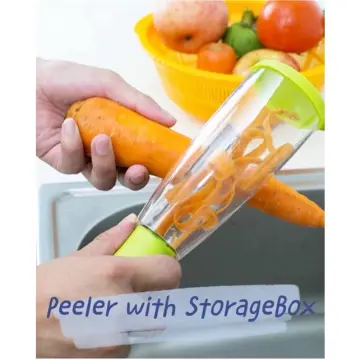 Cheap Manual Vegetable Peeler Convenient Peel Storage Function Plastic  Fruit Scraper All-purpose Food Peeler