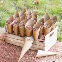 【hot】✉  Wedding Cones Holder Support Decoration Paper Tray