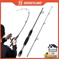 {HUYE Outdoor} Sougayilang 1.8M อุปกรณ์ Joran Pancing เหยื่อล่อแบบหมุน2ส่วน