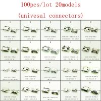 HVJ-100pcs/lot 20models Micro Usb 2.0 Connector Usb Jack For Mobile Tabletels Speakers Etc Charging Socket