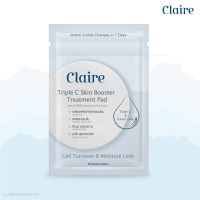 ❄️แท้?/พร้อมส่ง❄️Claire Triple C Skin Booster Treatment Pad แพดแคลร์ แพดเช็ดหน้า 7แผ่น/ซอง