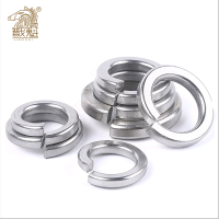 2/50/100pcs GB93 A2 304 Stainless Steel Spring Split Lock Washer Elastic Gasket M1.6 M2 M2.5 M3 M4 M5 M6 M8 M10 M12 M16 M20 M24 Coil Springs