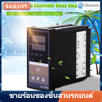 REX-C400แผงดิจิตอล10A AC220V อัจฉริยะตัวควบคุมอุณหภูมิเอาท์พุทรีเลย์