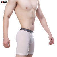 Gifts Thin Sports Training Anti -Grinding Legs Breathable High Bombs Tight Ice Silk 6 -Inch MenS