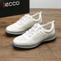 Original Ecco mens Work shoes Sports Shoes Outdoor shoes Casual shoes Leather shoes LY1218007