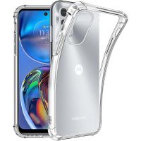 Tebal Jelas Aman Kejutan Kes Efon Silikon untuk Motorola Moto E32 E32s E22 E22i E22s E20 E30 Kanta Perungan Kes Utpenup Belakang