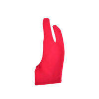 [huguosheng] 1PC Two Finger Anti-fouling glove for ศิลปินวาดภาพและปากกากราฟิกแท็บเล็ต Pad
