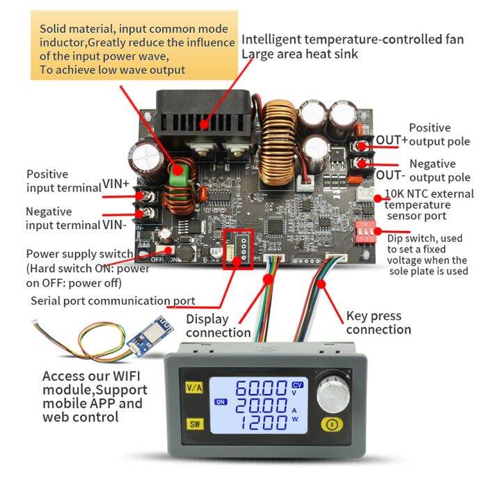 hot-6020l-adjustable-stabilized-voltage-supply-step-down-module-and-current-converter