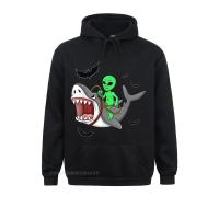 Sudadera con capucha de Alien para hombre, ropa con gráfico divertido de tiburón de montar para Halloween, sudaderas especiales de moda, sudadera de gran tamaño