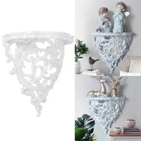 Baroque Style Decorative Shelves for Living Room Flowers Wall Hanging Storage Rack European Style Decor Home Cafe