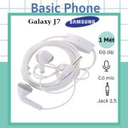 Tai nghe có dây Samsung A50 màu trắng có mic nhét tai giá rẻ BasicPhone