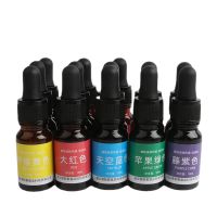 10ML เทียน Liquid Dye Dropper ขวดขี้ผึ้งถั่วเหลืองเรซิ่น Pigment ความเข้มข้นสูงสีสำหรับ DIY เทียนสบู่ Coloring Pigment-vn4958570