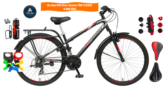 Xe đạp thể thao asama trk fl2602 - ảnh sản phẩm 1