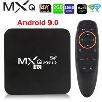 สำหรับ Mxq Pro กล่องทีวี Android อัจฉริยะ5G 9.0 4K 2.4g5g ไวไฟ Amlogic S905w 2Gb 16Gb Hd 3d Android Tv กล่องเครื่องเล่นมีเดีย1080P Global