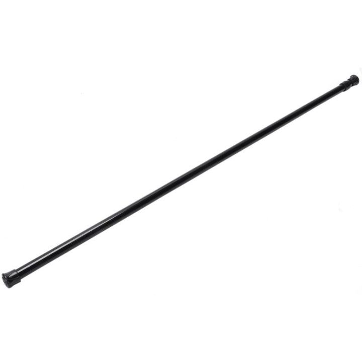 extendable-telescopic-spring-loaded-net-voile-tension-curtain-rail-pole-rods-70-120cm-black