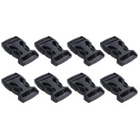 8Pcs Plastic Side Quick Release Buckles Clip for 25mm Webbing Band Black