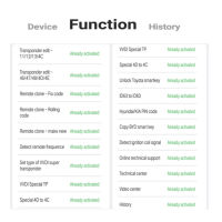 Car Remote Key Programmer Key Scanner 8A 8C 8E 4C 4D 4E Chip Supported Transponder Generating for Car