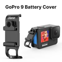 ประตูด้านข้างแบตเตอรี่ G9-6สำหรับ Gopro Hero 9ฝาแบตเตอรี่โลหะสีดำ Type-C ชาร์จพอร์ตฐานติดตั้งสกรู1/4สำหรับ Gopro9