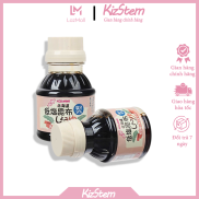Nước tương tảo bẹ giảm muối Kid &mama Nhật Bản chai 100ml cho bé ăn dặm