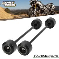 Tiger 900 Motorcycle Accessories For Tiger 850 Sport Tiger 900 GT Rally Front Rear Axle Fork Crash Sliders Wheel Protector Pad