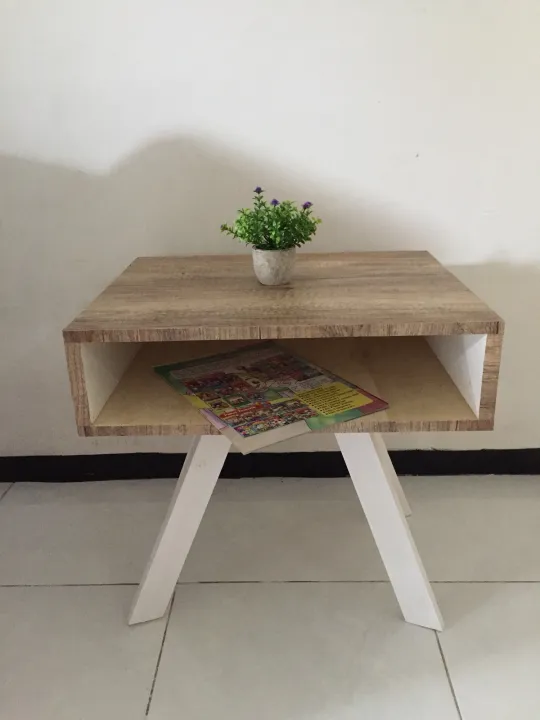 Meja Kayu Sisi Minimalis Lazada Indonesia