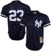 Don Jay New York Yankee Mattingly Jersey Sports Baseball T-shirt Top Large