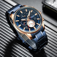 CURREN Top nd Watches for Men Waterproof Quartz Wristwatch Stainless Steel Fashion Sport Men’s Watch Date Male Clock reloj