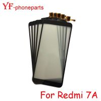 คุณภาพดีหน้าจอสัมผัสสำหรับ Xiaomi Redmi 7A กระจกหน้าเซ็นเซอร์หน้าจอสัมผัสที่หุ้มเครื่องอะไหล่กระจก