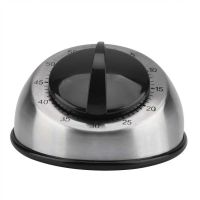 60 Minutes Stainless Steel Kitchen Timer Mechanical Wind-Up Egg Timer Time Reminder Cooking Tools Kitchen Gadgets