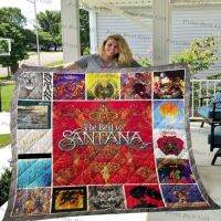 Full screenshot - Santana album cover Fleece Blanket - fleece blanket for fans demo