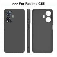 ? TPU CASE เคสเรียวมี Realme C55 เคสซิลิโคน เคสนิ่ม สวยและบางมาก เคสสีดํา realme C55  [ ส่งจากไทย ]