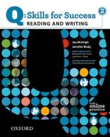 Bundanjai (หนังสือเรียนภาษาอังกฤษ Oxford) Q Skills for Success 2 Reading Writing Student s Book Online Practice (P)