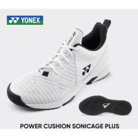 YONEX รองเท้าแบดมินตันรองเท้าเทนนิสมืออาชีพสำหรับทั้งหญิงและชาย TF4 SHTS2EX SHTS3WACEX S3สีขาวและสีดำกว้างกันลื่นและรองเท้าออกกำลังกายการแข่งขันการดูดซับแรงกระแทก