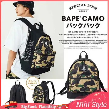 Bape Backpack, Blue and Green Camo Backpack ,Waterproof Backpack